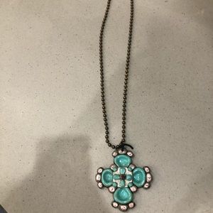 Real torquoise 2ft beaded necklace